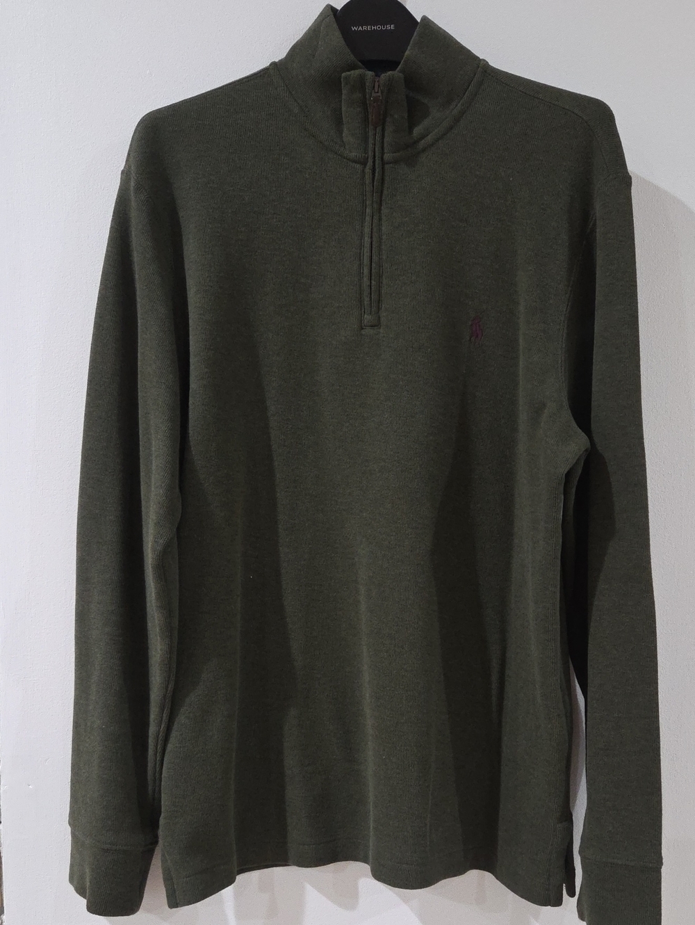 Polo by Ralph Lauren Olive Green Half-Zip Pullover